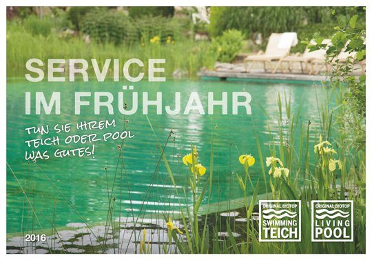 Service im Frühjahr. Coverfoto: Biotop Landschaftsgestaltung