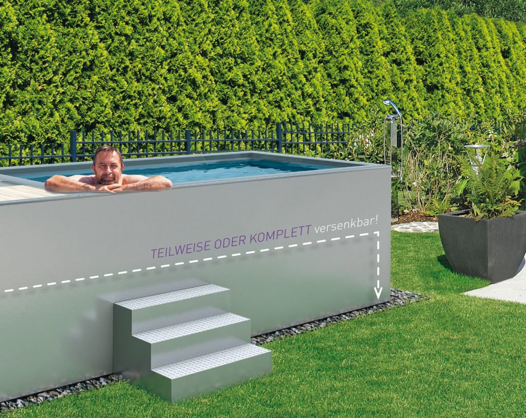 Minipool Gartenpool Pool Garten Polytherm