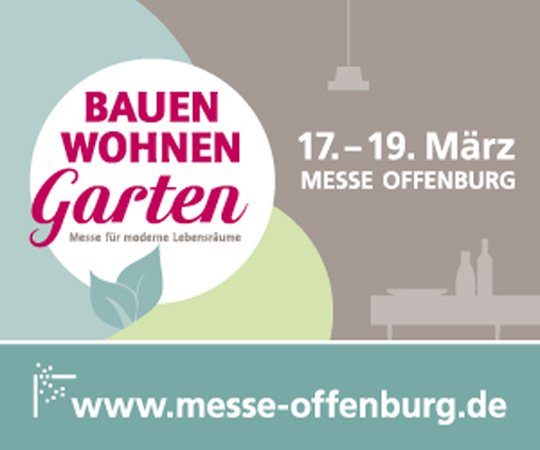 Messe "Bauen Wohnen Garten" in Offenburg