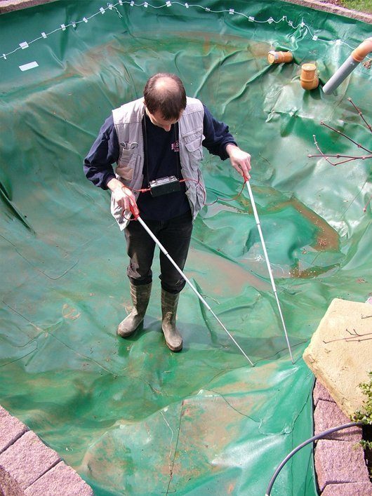 Was tun, wenn der Schwimmteich Wasser verliert? Foto: Re-natur