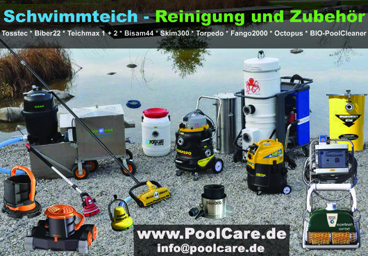 Das Teichpflegesortiment von Poolcare by Schenk. Foto: Poolcare by Schenk