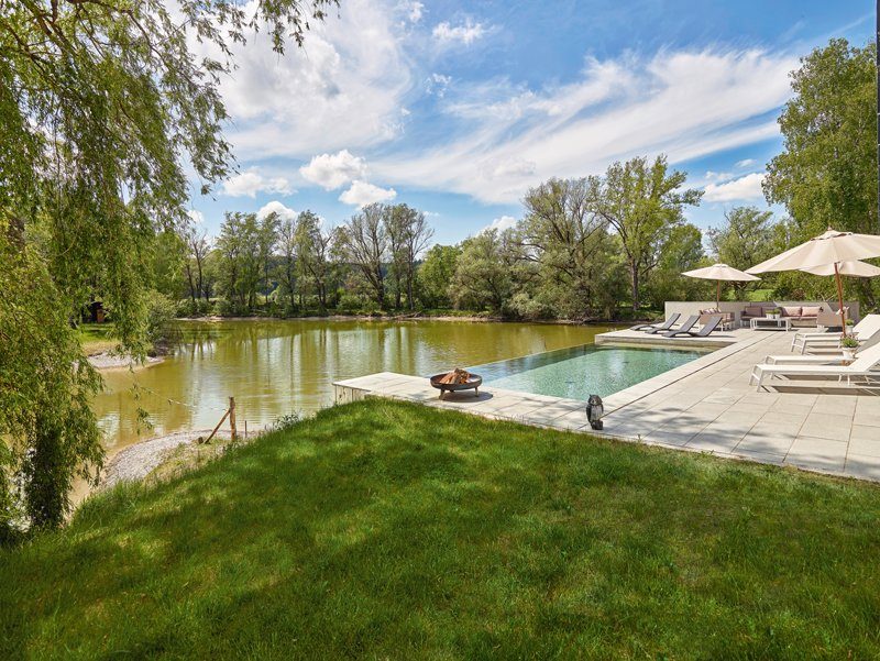 Pool Garten Schwimmbadbau Wasser Gegenstromanlage