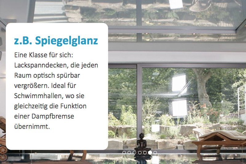 Spanndecken System Bau GmbH Schwimmhalle