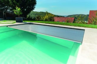 Schwimmbadabdeckung Rollladen Unterflurabdeckung