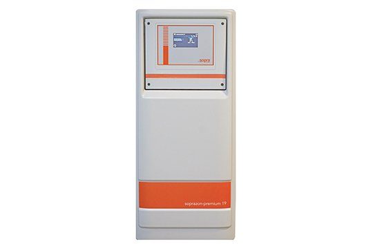 Erzeugen Sie aktives Chlor mithilfe der Elektrolyseanlage soprazon premium 19! Die Elektrolyseanlage