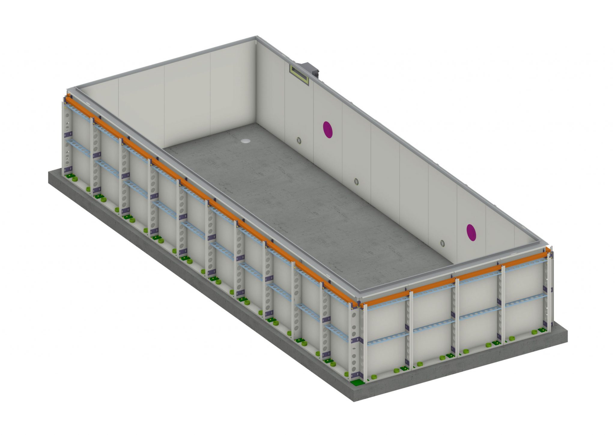Flexibles Becken dank PoolSchalungsstein schwimmbad.de