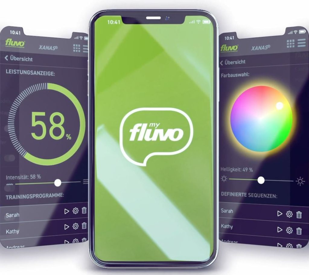 Mit dem „myFluvo System 2.0“ alles in einer App.