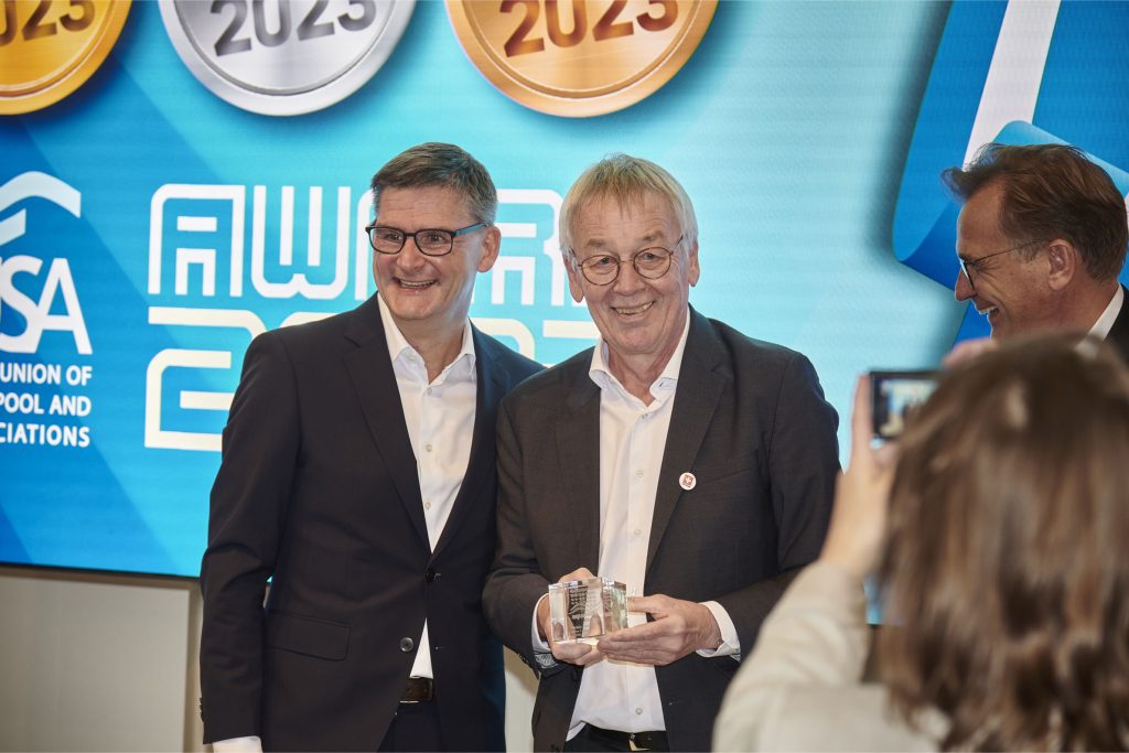Aquanale 2023 EUSA Award Dieter Rangol Oliver Frese Koelnmesse