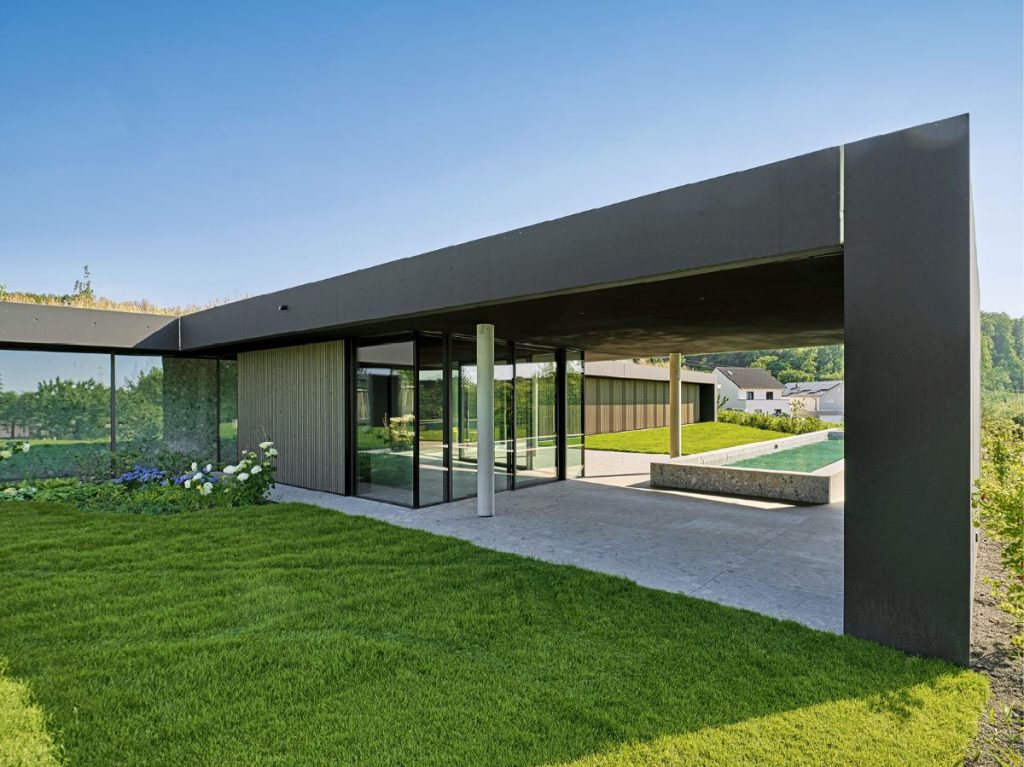 Sichtbetonstruktur Fassade