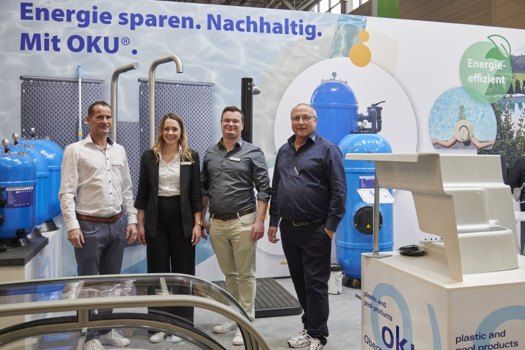 Firma Oku auf der aquanale 2025.