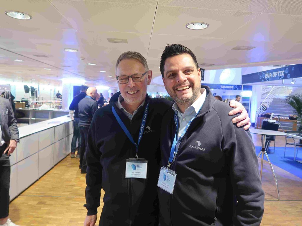 Zwei Männer bei der AS Infotagung in Basel.